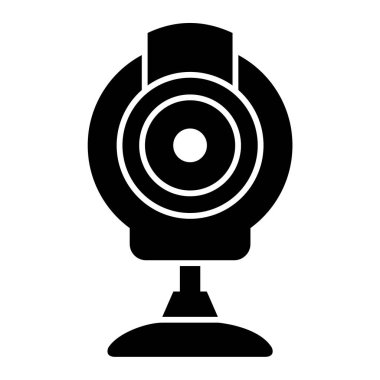 Web kamerası. Web simgesi vektör illüstrasyonu