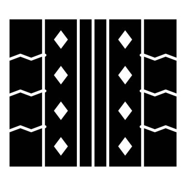 Modern b 'nin vektör illüstrasyonu kare ikonundan yoksun