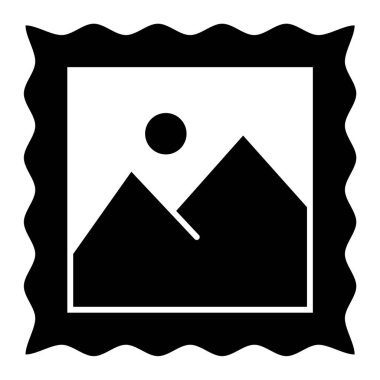 fotoğraf simgesi, vektör illüstrasyonu