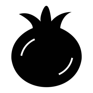 Ananas. Web simgesi basit illüstrasyon