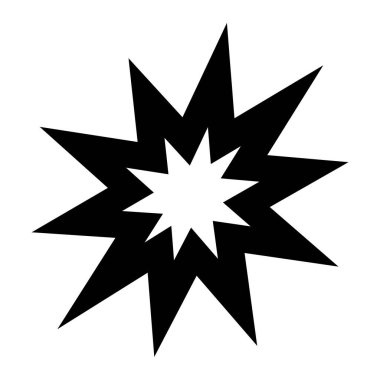 yıldız simgesi vektör illüstrasyonu
