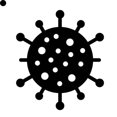 Virüs ikonu vektör illüstrasyonu