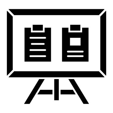 Tahta. Web simgesi basit illüstrasyon