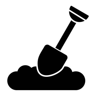 Kürek. Web simgesi basit tasarım