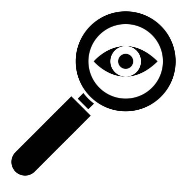 Ara. Web simgesi basit illüstrasyon