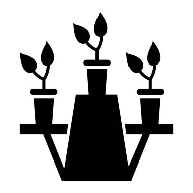 Bitki. Web simgesi basit tasarım