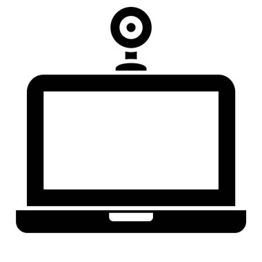 Bilgisayar. Web simgesi basit illüstrasyon