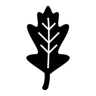 Yaprak. Web simgesi vektör illüstrasyonu