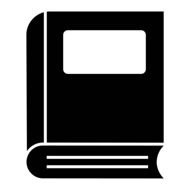 Kitap. Web simgesi basit illüstrasyon