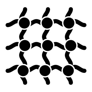 Basit grafik simgesi vektör illüstrasyonu