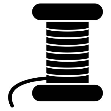 İplik. Web simgesi basit illüstrasyon