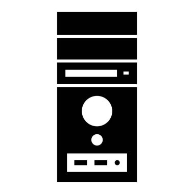 veritabanı. Web simgesi basit illüstrasyon