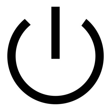 Güç. Web simgesi basit illüstrasyon