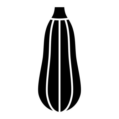 Papaya meyve ikonu. Web için taze biber vektör simgelerinin basit çizimi