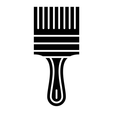 Web ve mobil uygulama tasarımınız için beyaz arkaplanda izole edilmiş fırça simgesi vektörü, paten logosu konsepti