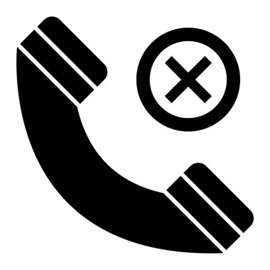 Telefon simgesi vektör illüstrasyonu