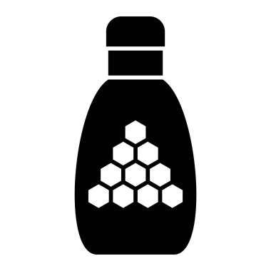 bal şişesi. Basit resimleme