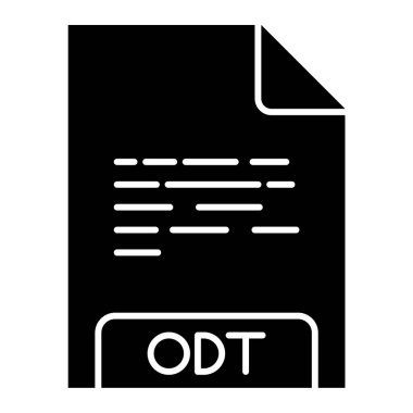 dosya biçimi simgesi, vektör illüstrasyonu