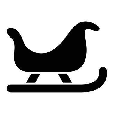 Sallanan kızak. Basit resimleme