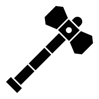 Çekiç. Web simgesi basit illüstrasyon