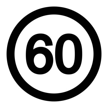 sıfır numara simgesi, vektör illüstrasyonu