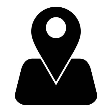 gps. Web simgesi basit illüstrasyon