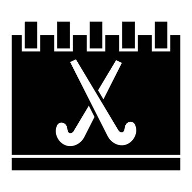 Bir beyzbol ikonunun vektör illüstrasyonu