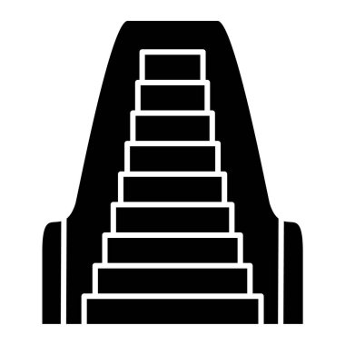 merdiven web simgesi basit illüstrasyon