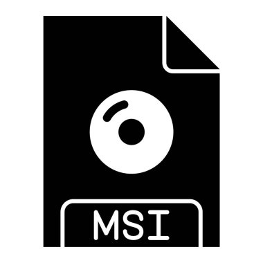 dosya biçimi simgesi, vektör illüstrasyonu