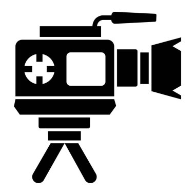 Kamera. Web simgesi basit illüstrasyon