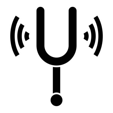 Müzik. Web simgesi basit illüstrasyon