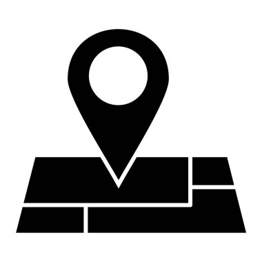 konum. Web simgesi basit illüstrasyon