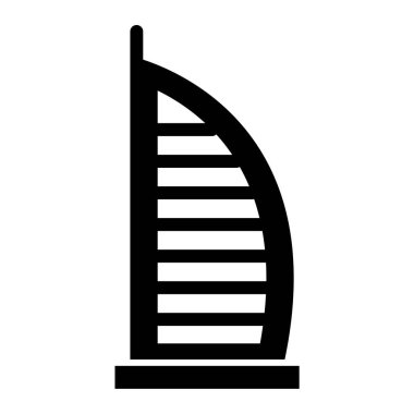 Bina. Web simgesi basit illüstrasyon