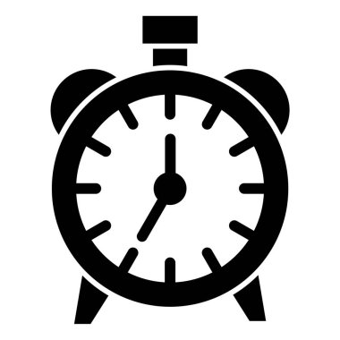 Saat. Web simgesi basit illüstrasyon