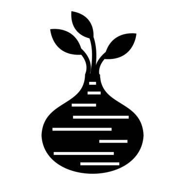 bitki simgesi vektör illüstrasyonu