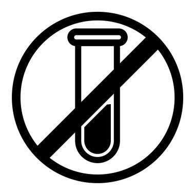 test tübü vektör çizimi