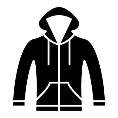 Ceket. Web simgesi basit illüstrasyon