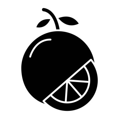 meyve ikonu vektör illüstrasyonu