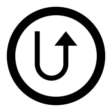 Ok. Web simgesi basit illüstrasyon