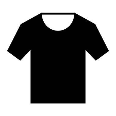 Tişört ikonu. vektör illüstrasyonu