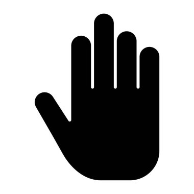 el simgesi vektör illüstrasyonu