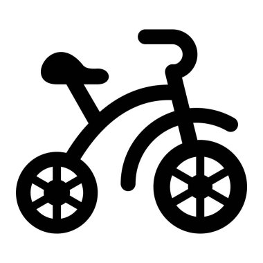 Bisiklet. Web simgesi basit illüstrasyon