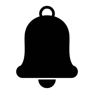 Zil. Web simgesi basit illüstrasyon