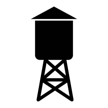 kule ikon vektör illüstrasyonu