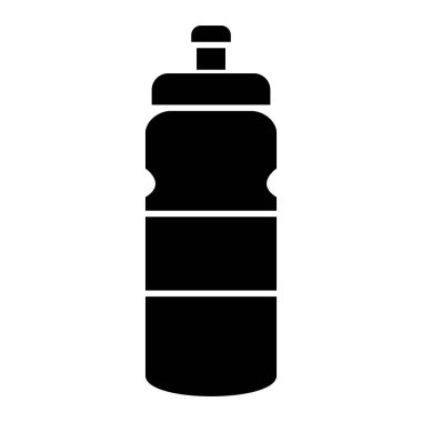 Su şişesi ikonu. Web için basit spor içecek vektör simgeleri çizimi