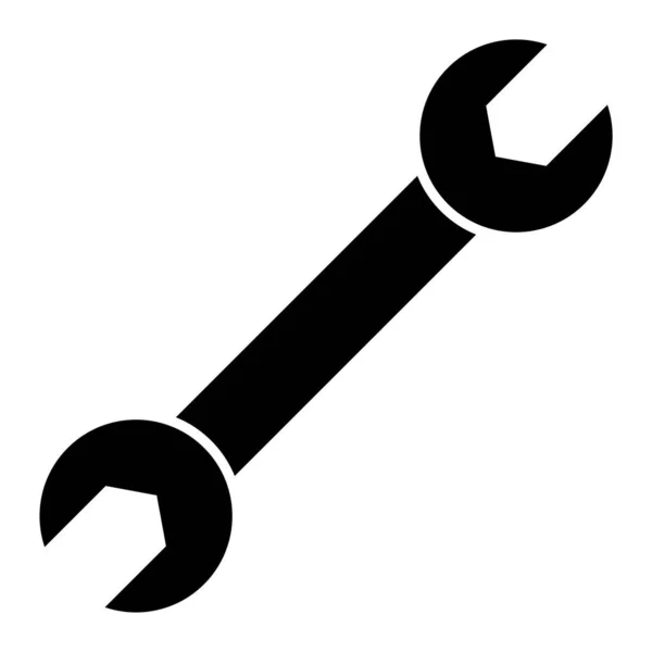 Klíč Šroubovák Jednoduchý Design — Stockový vektor
