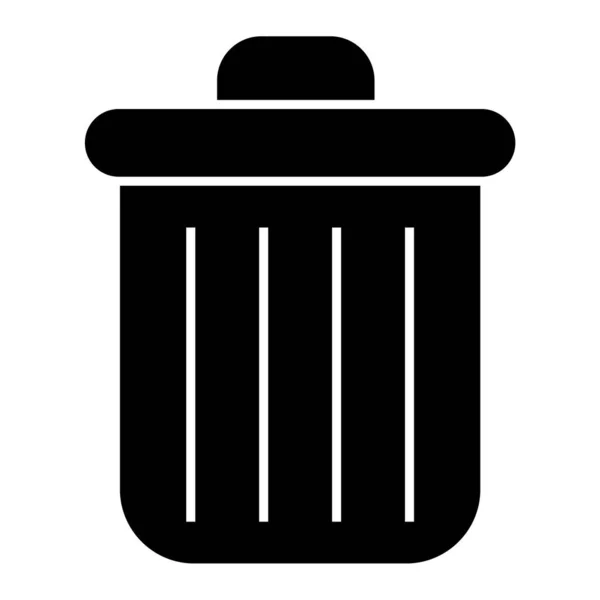 Trash Can Icon Simple Illustration Dustbin Vector Icons Web Design — Stock Vector