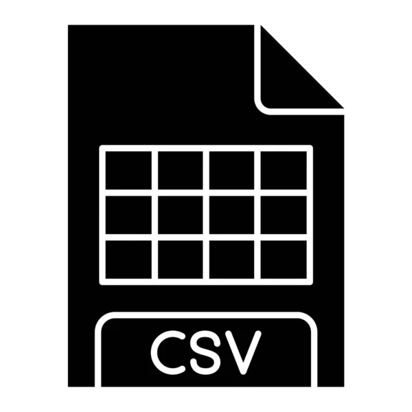 Icona Formato File Illustrazione Vettoriale — Vettoriale Stock