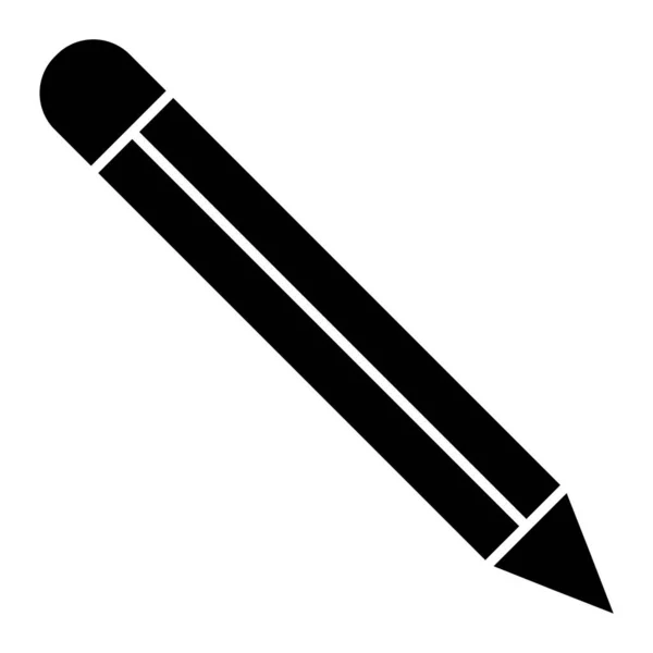 Bleistift Web Symbol Einfache Illustration — Stockvektor