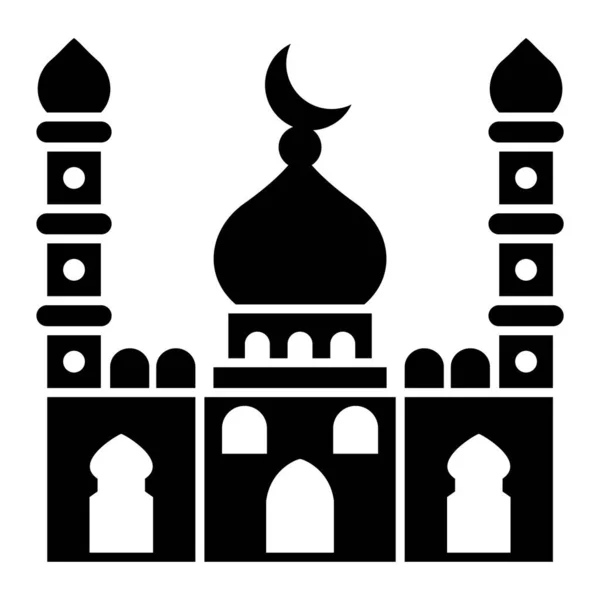 Mosque Icon Simple Vector Illustration — Stockvektor